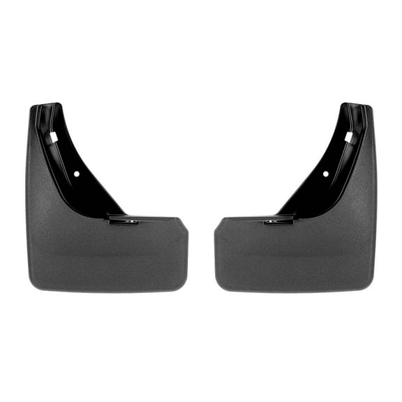 WeatherTech Custom No Drill Splash Guard MudFlaps compatible with 2022-2026 Hyundai Santa Cruz, Rear Pair - Black