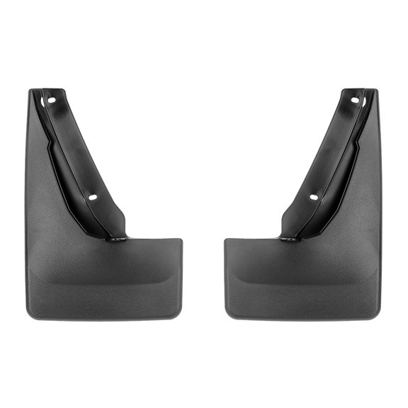 WeatherTech Custom No Drill Splash Guard MudFlaps compatible with Cadillac Escalade-V ESV, Escalade-V, Rear Pair - Black