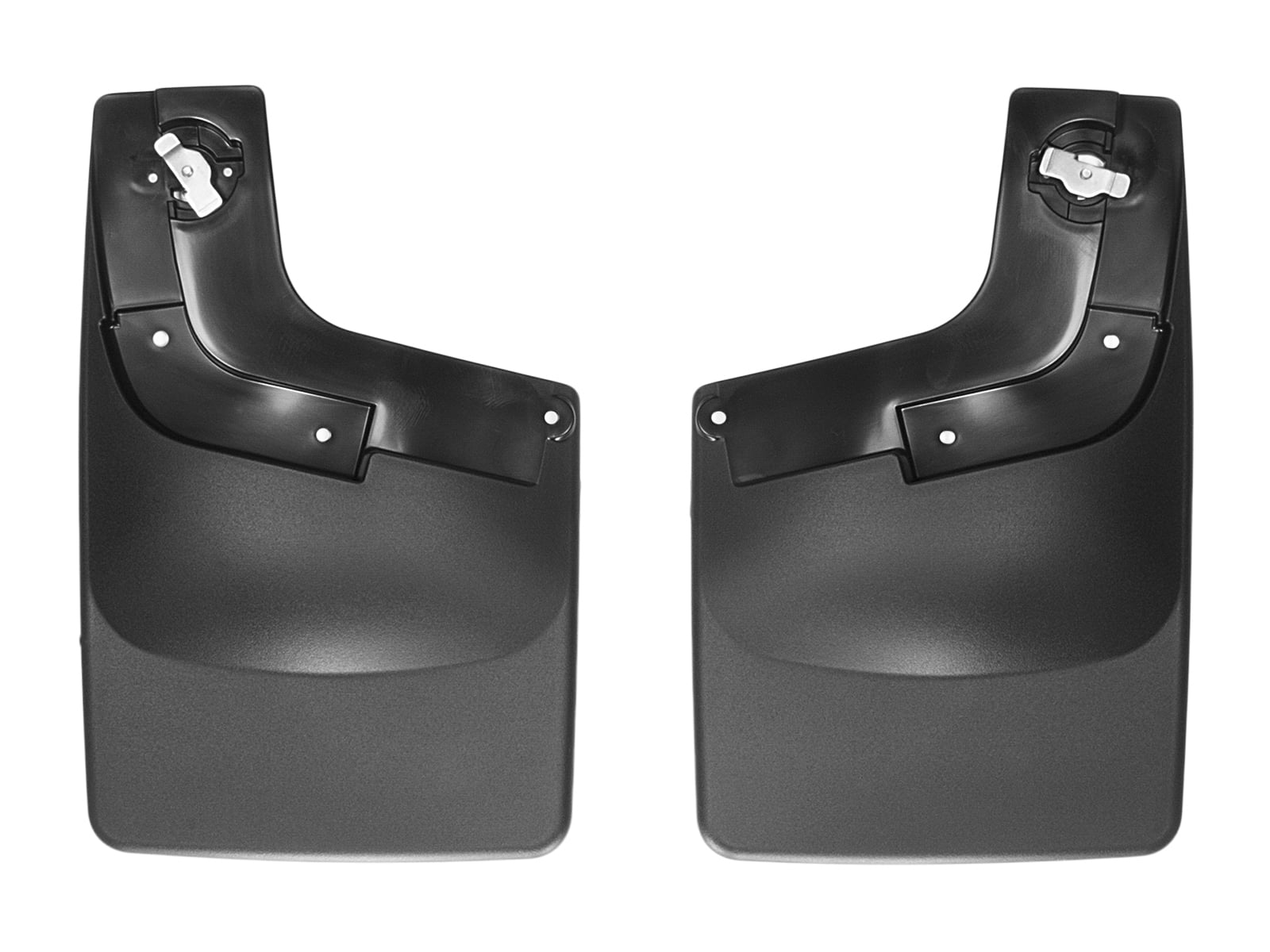 WeatherTech Custom No Drill Splash Guard MudFlaps compatible with Canyon, Colorado, Rear Pair - Black