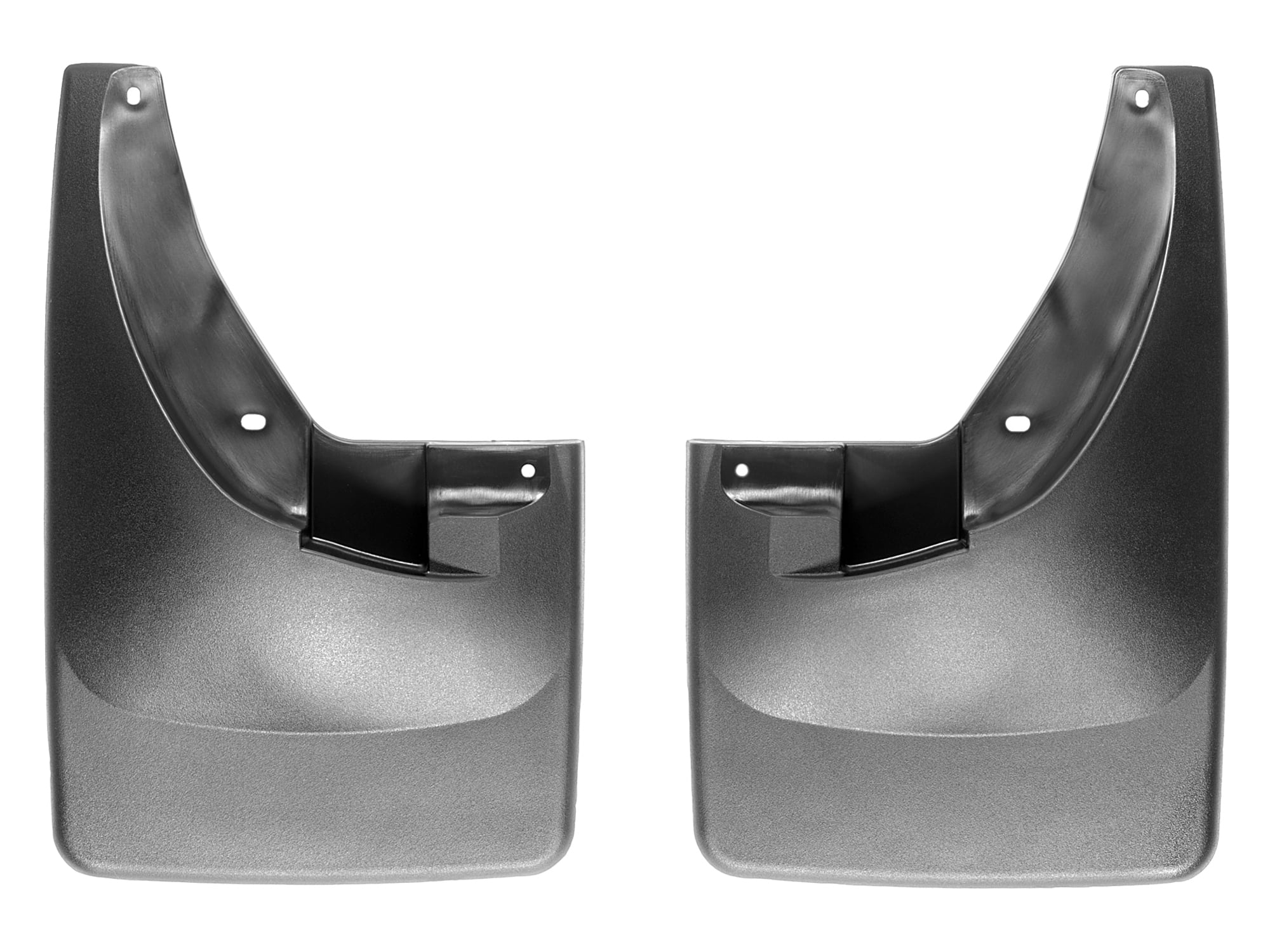 WeatherTech Custom No Drill Splash Guard MudFlaps compatible with Dodge Ram Truck 1500, Ram Truck 2500/3500, Front Pair - Black