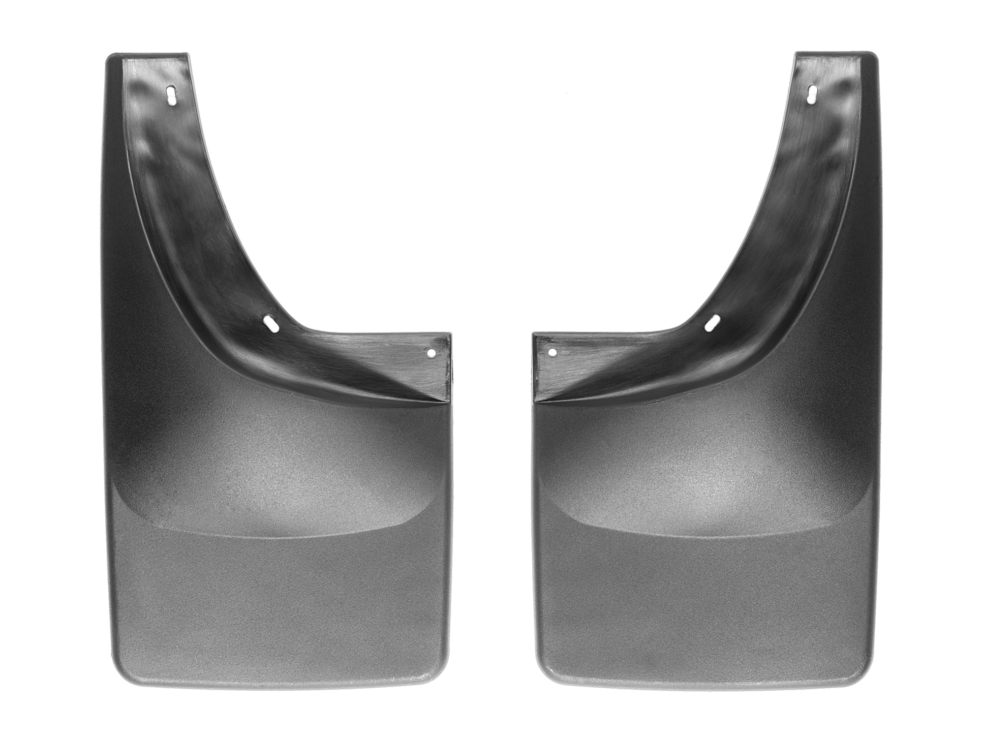 WeatherTech Custom No Drill Splash Guard MudFlaps compatible with Dodge Ram Truck 1500, Ram Truck 2500/3500, Rear Pair - Black