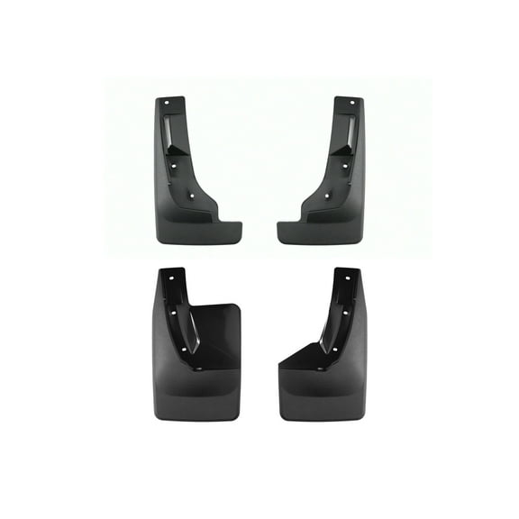 WeatherTech Custom No Drill Splash Guard MudFlaps compatible with Ford Maverick, Maverick Hybrid, Front & Rear Set - Black