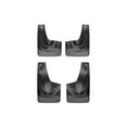 thumbnail image 1 of WeatherTech Custom No Drill Splash Guard MudFlaps compatible with Honda CR-V Hybrid, CR-V, Front & Rear Set - Black, 1 of 5