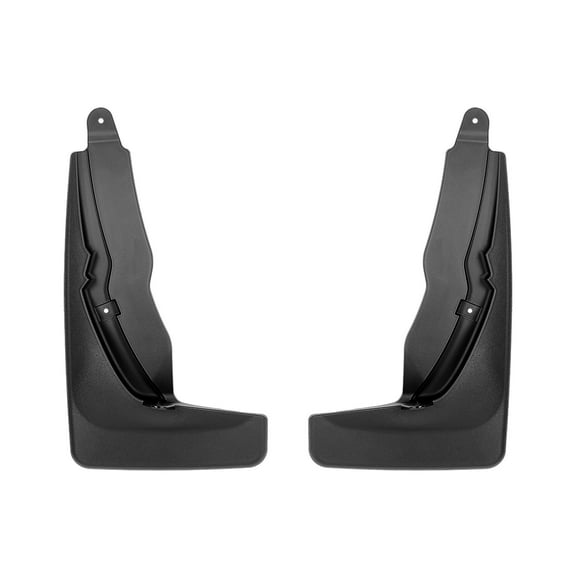 WeatherTech Custom No Drill Splash Guard MudFlaps compatible with Honda CR-V, CR-V Hybrid, Rear Pair - Black
