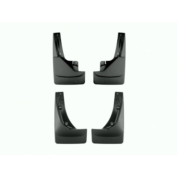 WeatherTech Custom No Drill Splash Guard MudFlaps compatible with Jeep Grand Wagoneer, Wagoneer, Front & Rear Set - Black