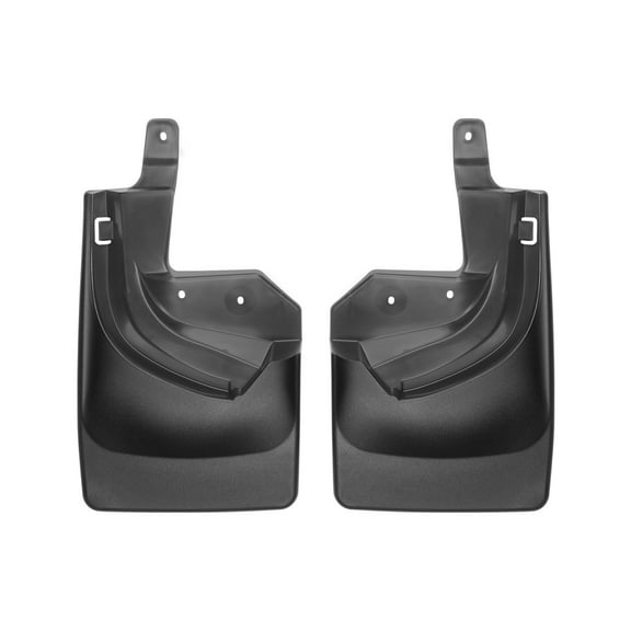 WeatherTech Custom No Drill Splash Guard MudFlaps compatible with Jeep Wrangler 4-Door, Wrangler Unlimited 4-Door, Wrangler 2-Door, Rear Pair - Black
