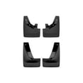 thumbnail image 1 of WeatherTech Custom No Drill Splash Guard MudFlaps compatible with Tahoe, Suburban, Yukon XL, Yukon, Front & Rear Set - Black, 1 of 5