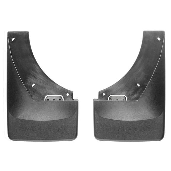 WeatherTech Custom No Drill Splash Guard MudFlaps compatible with Suburban, Yukon XL, Rear Pair - Black