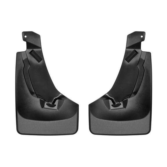 WeatherTech Custom No Drill Splash Guard MudFlaps compatible with Toyota RAV4 Hybrid, RAV4 Prime, RAV4, RAV4 Plug-In Hybrid, Rear Pair - Black