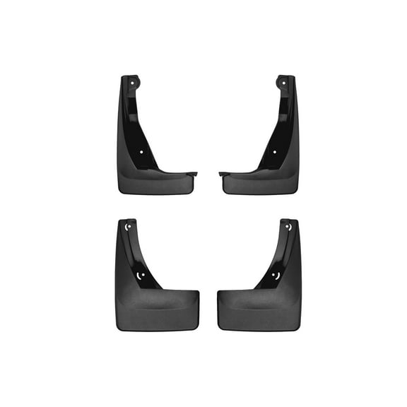 WeatherTech Custom No Drill Splash Guard MudFlaps compatible with VW Atlas, Atlas Cross Sport, Front & Rear Set - Black