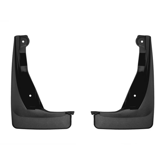WeatherTech Custom No Drill Splash Guard MudFlaps compatible with VW Atlas Cross Sport, Atlas, Front Pair - Black