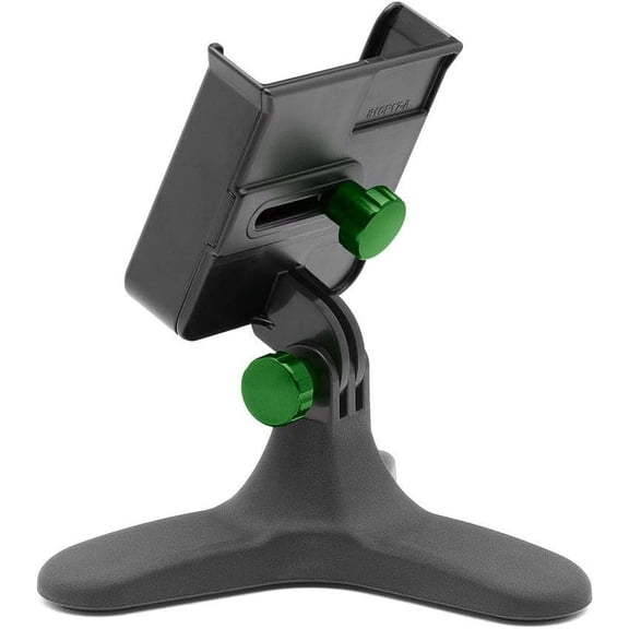 WeatherTech DeskFone XL Universal Desktop Cell Phone Holder- Forest Green Billet Knobs