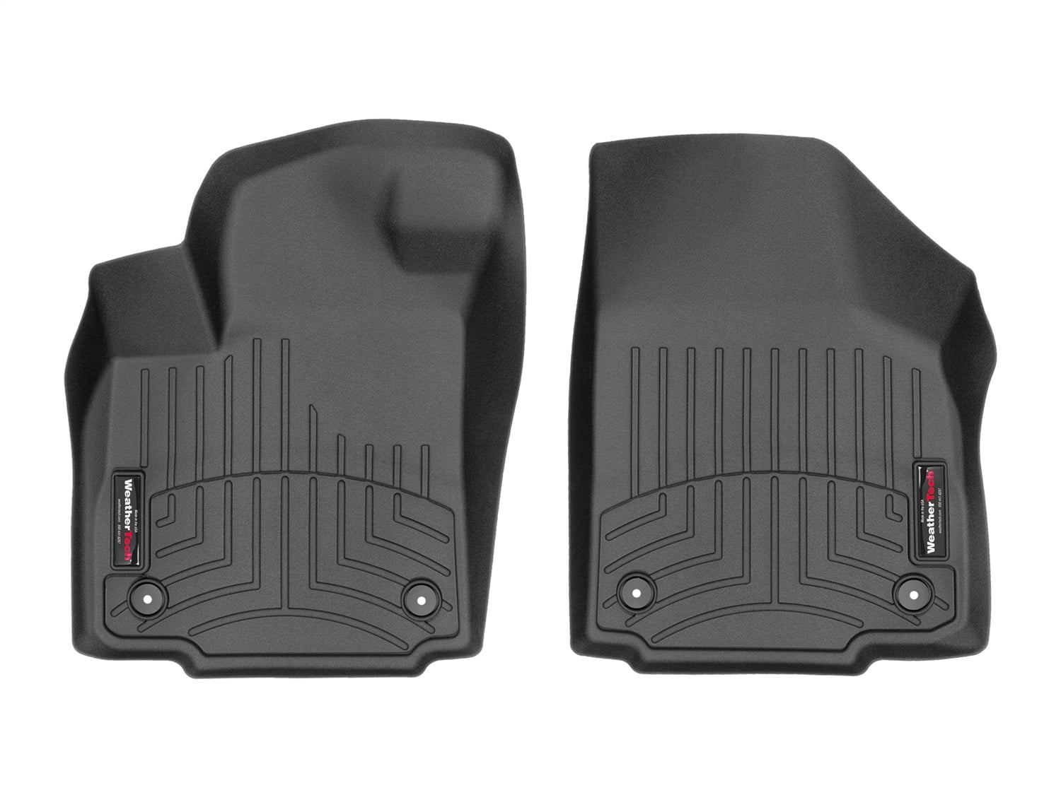 WeatherTech DigitalFit Black Molded Plastic Floor Mat Set