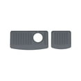 thumbnail image 1 of WeatherTech FaucetMat Duo - Protect Your Kitchen & Bathroom Countertops - Dark Grey/Slate, 1 of 5