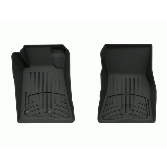 WeatherTech FloorLiner HP Custom Fit Floor Mats compatible with Ford Mustang, Mustang Dark Horse, Mustang Shelby GT350R, Mustang Mach 1, Mustang Shelby GT350 - 1st Row (Driver & Passenger), Black