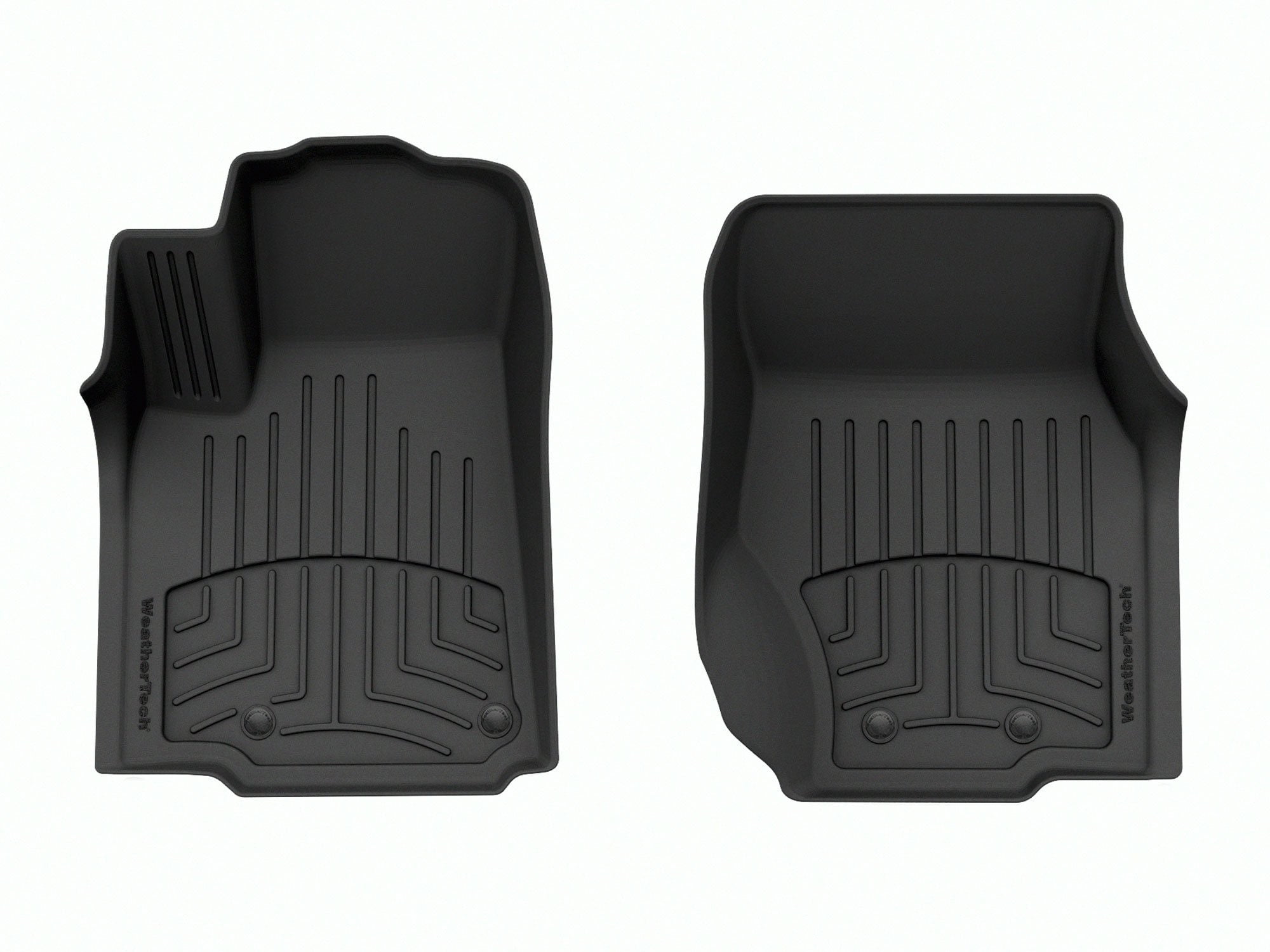 WeatherTech FloorLiner HP Custom Fit Floor Mats compatible with Jeep Grand Cherokee, Grand Cherokee 4xe, Grand Cherokee L - 1st Row (Driver & Passenger), Black