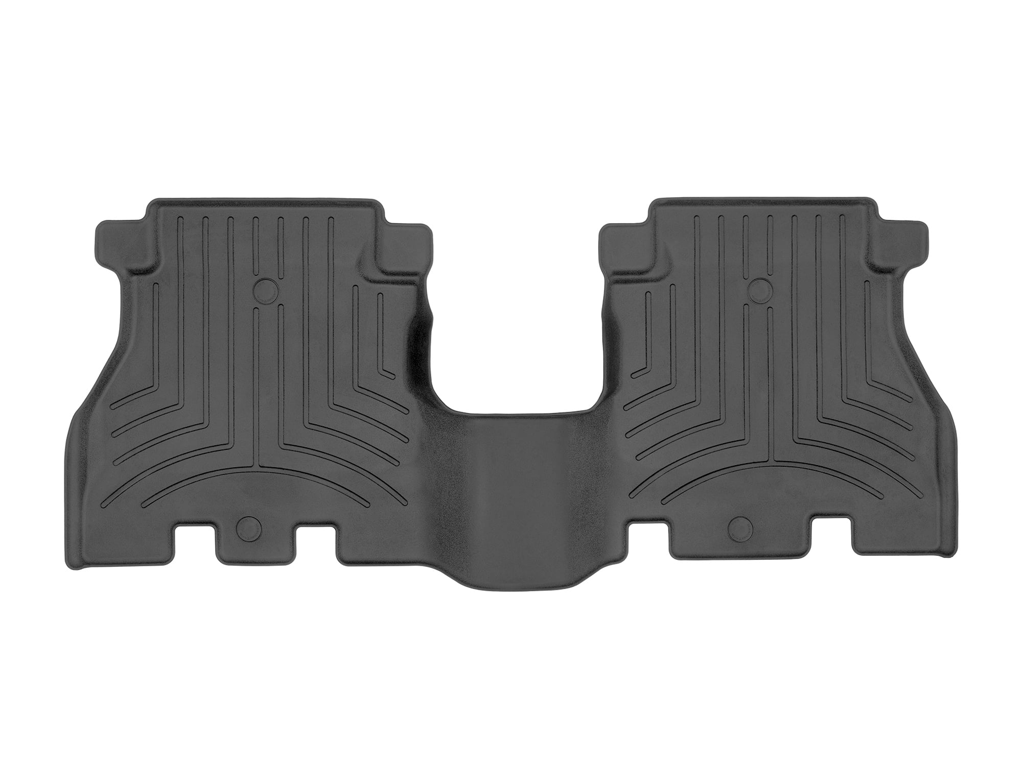 WeatherTech FloorLiner HP Custom Fit Floor Mats compatible with 4413132IM - 2nd Row, Black