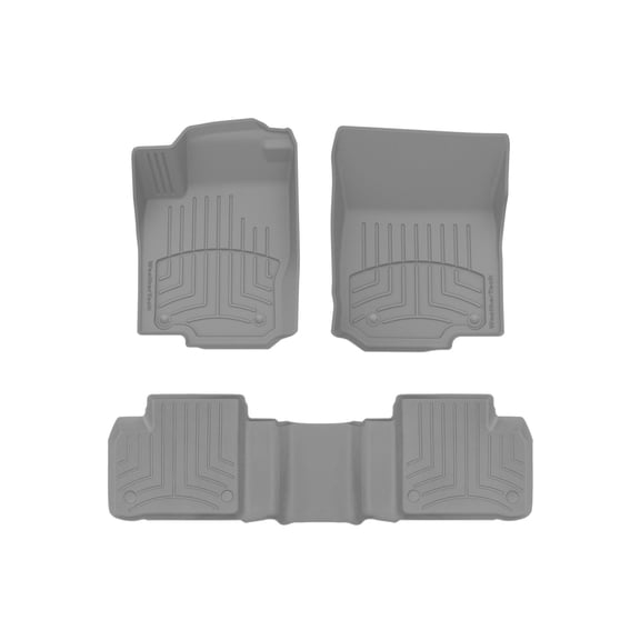 WeatherTech FloorLiner HP Custom Fit Floor Mats compatible with Mercedes AMG GLE 63 S, GL 63 AMG, GLE-Class, AMG GL 63, AMG GLE 43, ML-Class - 1st & 2nd Row, Grey
