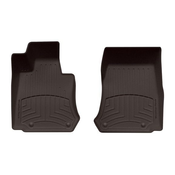 WeatherTech FloorLiner HP Custom Fit Floor Mats compatible with Mercedes GLC-Class, GLC SUV, AMG GLC 43 SUV, AMG GLC 63, AMG GLC 63 S Coupe, AMG GLC 43 Coupe - 1st Row (Driver & Passenger), Cocoa