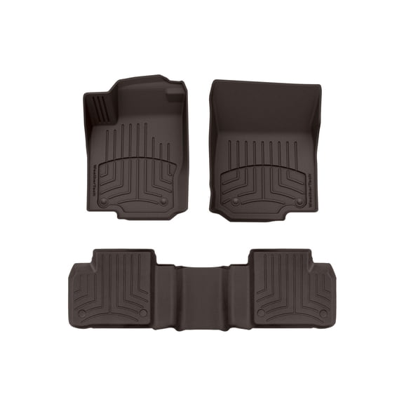 WeatherTech FloorLiner HP Custom Fit Floor Mats compatible with Mercedes AMG GLE 63, AMG GLS 63, ML-Class, AMG GLE 63 S, AMG GLE 43, AMG GL 63 - 1st & 2nd Row, Cocoa