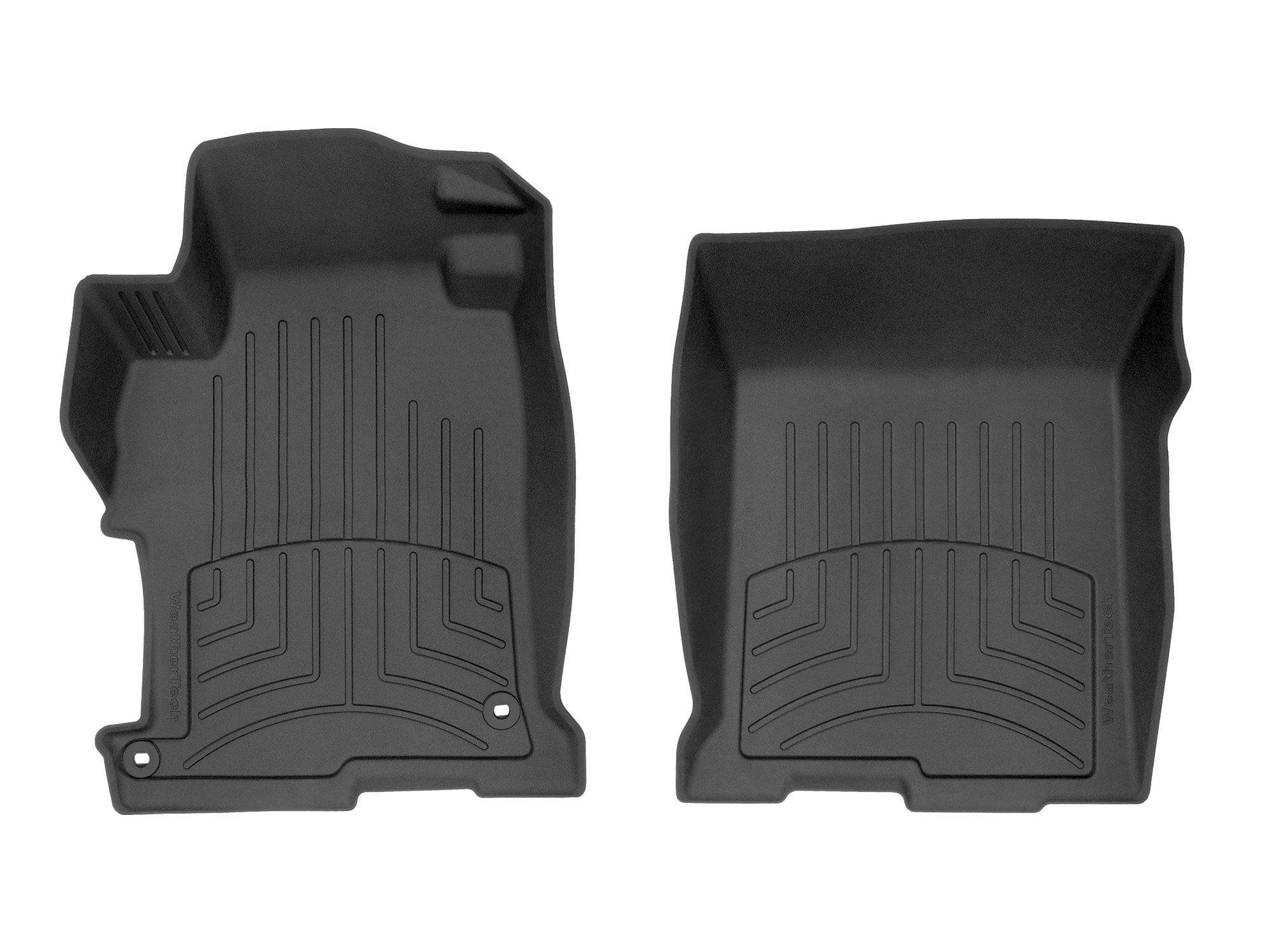 WeatherTech FloorLiner HP Custom Fit Floor Mats compatible with 2013 2017 Honda Accord 1st Row Driver Passenger Black Walmart