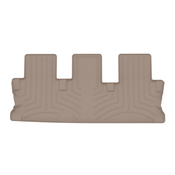 WeatherTech FloorLiner HP Custom Fit Floor Mats compatible with 2014-2019 Toyota Highlander - 3rd Row, Tan