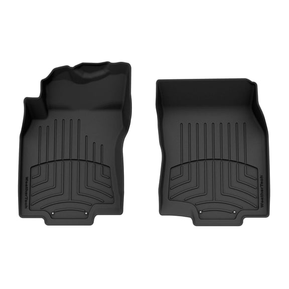 WeatherTech FloorLiner HP Custom Fit Floor Mats compatible with 2014-2020 Nissan Rogue - 1st Row (Driver & Passenger), Black