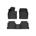 thumbnail image 1 of WeatherTech FloorLiner HP Custom Fit Floor Mats compatible with 2014-2021 Mazda MAZDA6 - 1st & 2nd Row, Black, 1 of 5