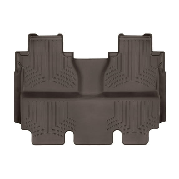 WeatherTech FloorLiner HP Custom Fit Floor Mats compatible with 2014-2021 Toyota Tundra - 2nd Row, Cocoa