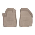 thumbnail image 1 of WeatherTech FloorLiner HP Custom Fit Floor Mats compatible with 2015-2015 Jeep Cherokee - 1st Row (Driver & Passenger), Tan, 1 of 5