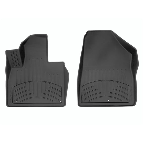 WeatherTech FloorLiner HP Custom Fit Floor Mats compatible with 2019-2020 Kia Sorento - 1st Row (Driver & Passenger), Black