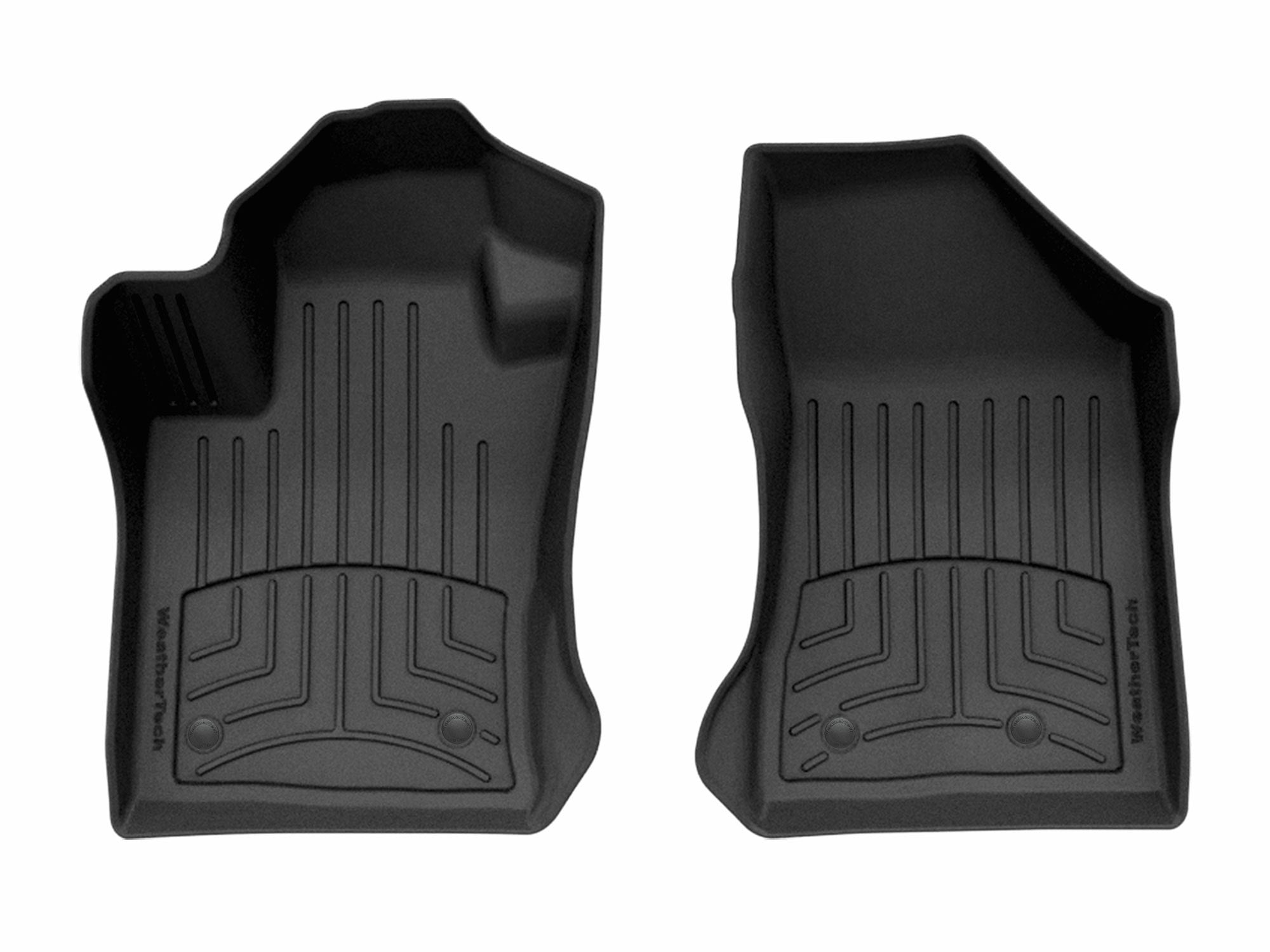 WeatherTech FloorLiner HP Custom Fit Floor Mats compatible with 2017-2017 Jeep Compass - 1st Row (Driver & Passenger), Black