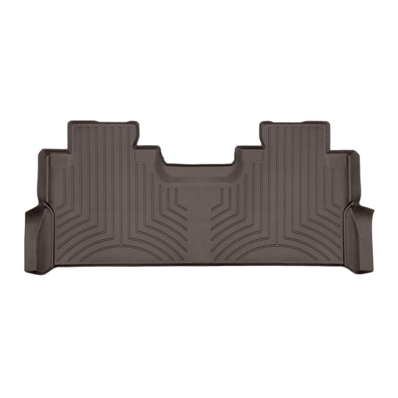 WeatherTech FloorLiner HP Custom Fit Floor Mats compatible with 2020-2022 Ford Super Duty - 2nd Row, Cocoa
