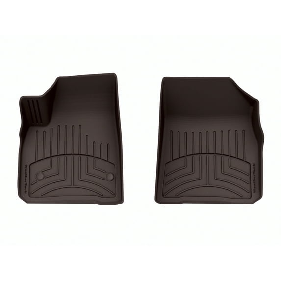 WeatherTech FloorLiner HP Custom Fit Floor Mats compatible with 2017-2026 Cadillac XT5 - 1st Row (Driver & Passenger), Cocoa