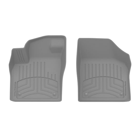 WeatherTech FloorLiner HP Custom Fit Floor Mats compatible with 2018-2018 VW Atlas - 1st Row (Driver & Passenger), Grey