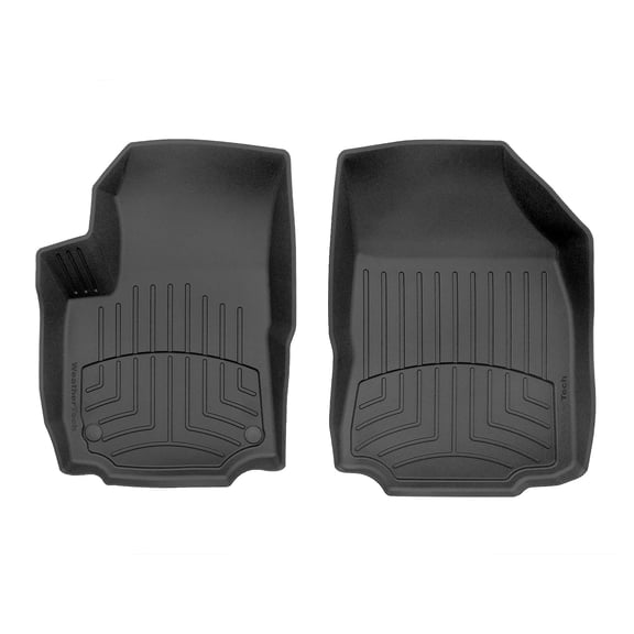 WeatherTech FloorLiner HP Custom Fit Floor Mats compatible with 2018-2024 Chevrolet Equinox - 1st Row (Driver & Passenger), Black