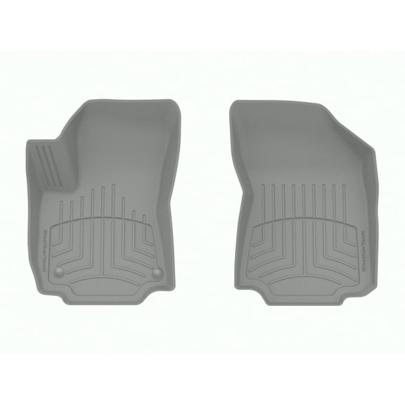 WeatherTech FloorLiner HP Custom Fit Floor Mats compatible with 2018-2024 GMC Terrain - 1st Row (Driver & Passenger), Grey