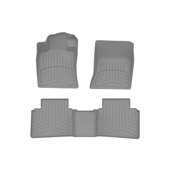 WeatherTech FloorLiner HP Custom Fit Floor Mats compatible with 2019-2022 Nissan Altima - 1st & 2nd Row, Grey