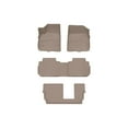 thumbnail image 1 of WeatherTech FloorLiner HP Custom Fit Floor Mats compatible with 2020-2025 Cadillac XT6 - Complete Set (1st Row, Two Piece - 2nd & 3rd Row), Tan, 1 of 4