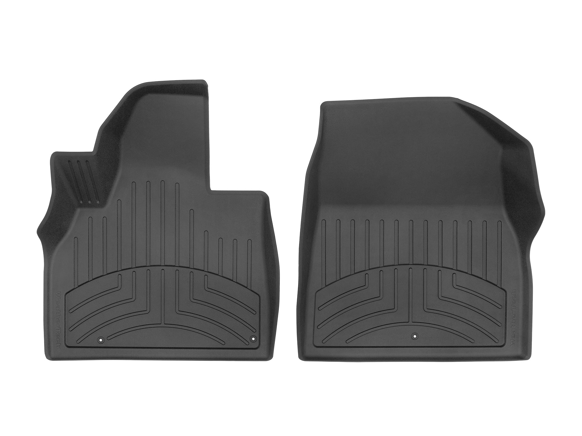 WeatherTech FloorLiner HP Custom Fit Floor Mats compatible with 2020-2025 Kia Telluride - 1st Row (Driver & Passenger), Black