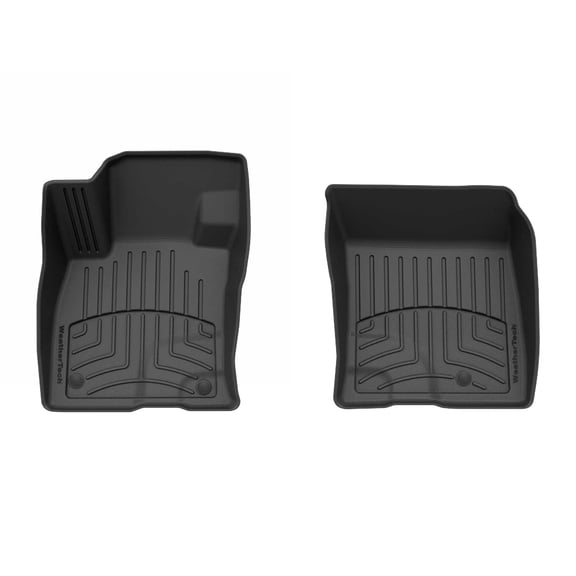 WeatherTech FloorLiner HP Custom Fit Floor Mats compatible with 2020-2026 Lincoln Corsair - 1st Row (Driver & Passenger), Black