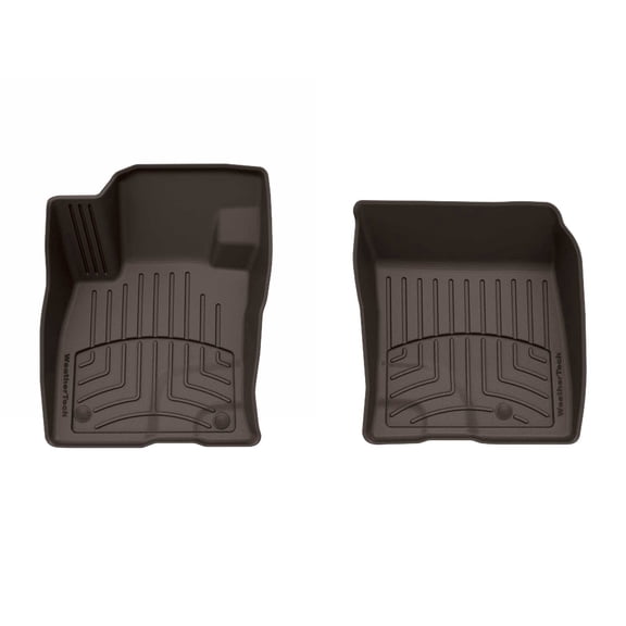WeatherTech FloorLiner HP Custom Fit Floor Mats compatible with 2020-2026 Lincoln Corsair - 1st Row (Driver & Passenger), Cocoa