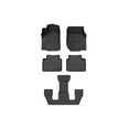 thumbnail image 1 of WeatherTech FloorLiner HP Custom Fit Floor Mats compatible with 2021-2025 Jeep Grand Cherokee L - Complete Set (1st, 2nd (2-Piece) & 3rd Row), Black, 1 of 6