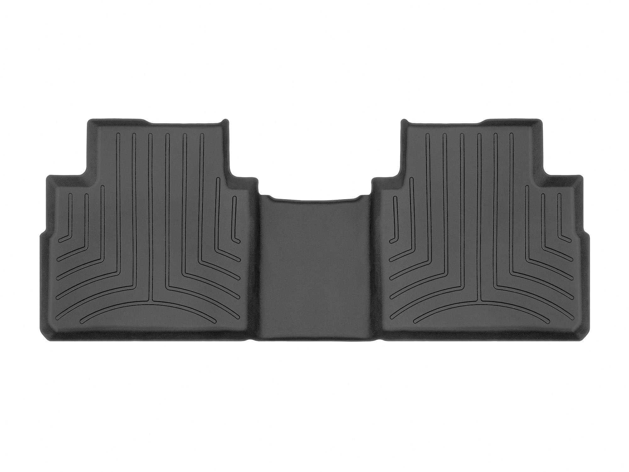 WeatherTech FloorLiner HP Custom Fit Floor Mats compatible with 2021-2022 Nissan Rogue - 2nd Row, Black