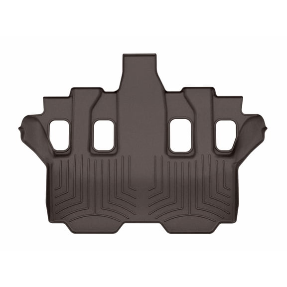 WeatherTech FloorLiner HP Custom Fit Floor Mats compatible with 2022-2024 Lexus LX - 3rd Row, Cocoa