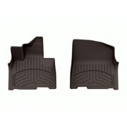 WeatherTech FloorLiner HP Custom Fit Floor Mats compatible with 2022-2027 Kia Carnival - 1st Row Driver & Passenger, Cocoa