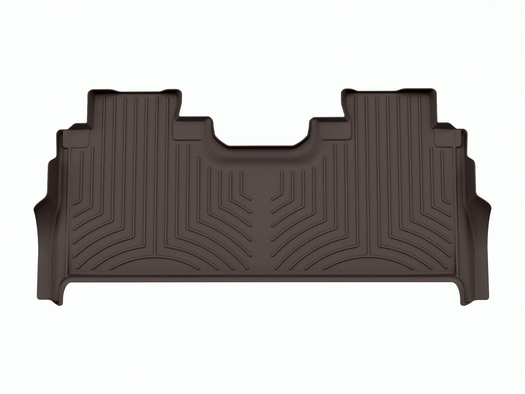 WeatherTech FloorLiner HP Custom Fit Floor Mats compatible with 2023-2024 Ford Super Duty - 2nd Row, Cocoa