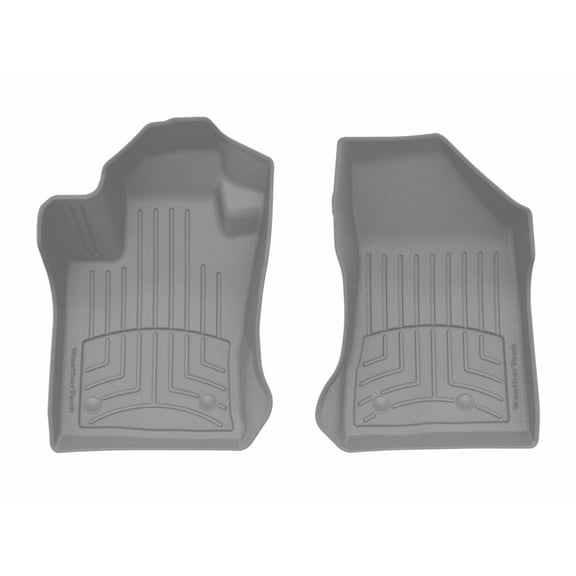 WeatherTech FloorLiner HP Custom Fit Floor Mats compatible with 2026-2026 Jeep Compass - 1st Row (Driver & Passenger), Grey