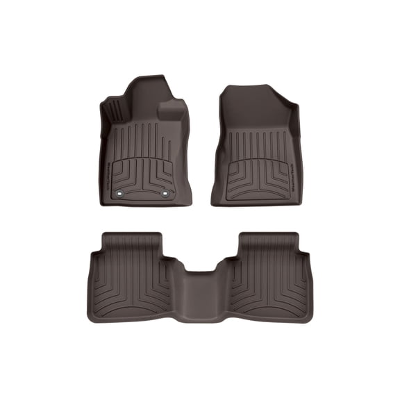 WeatherTech FloorLiner HP Custom Fit Floor Mats compatible with 2026-2026 Subaru Outback - 1st & 2nd Row, Cocoa