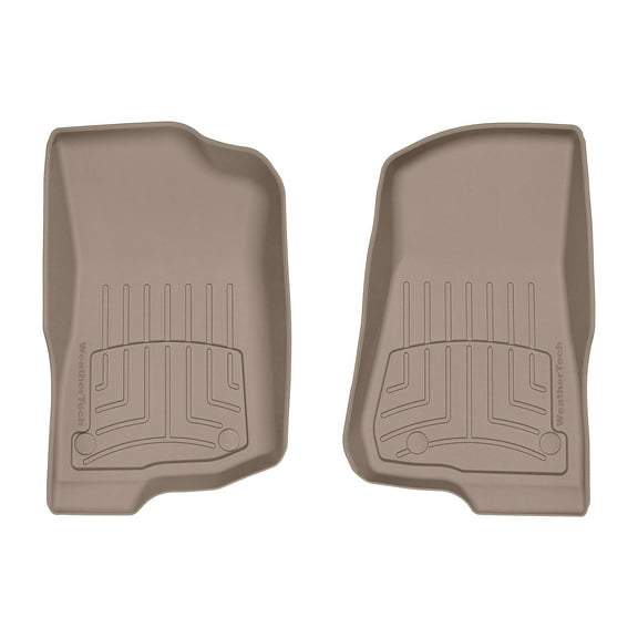 WeatherTech FloorLiner HP Custom Fit Floor Mats compatible with 4513131IM - 1st Row, Tan